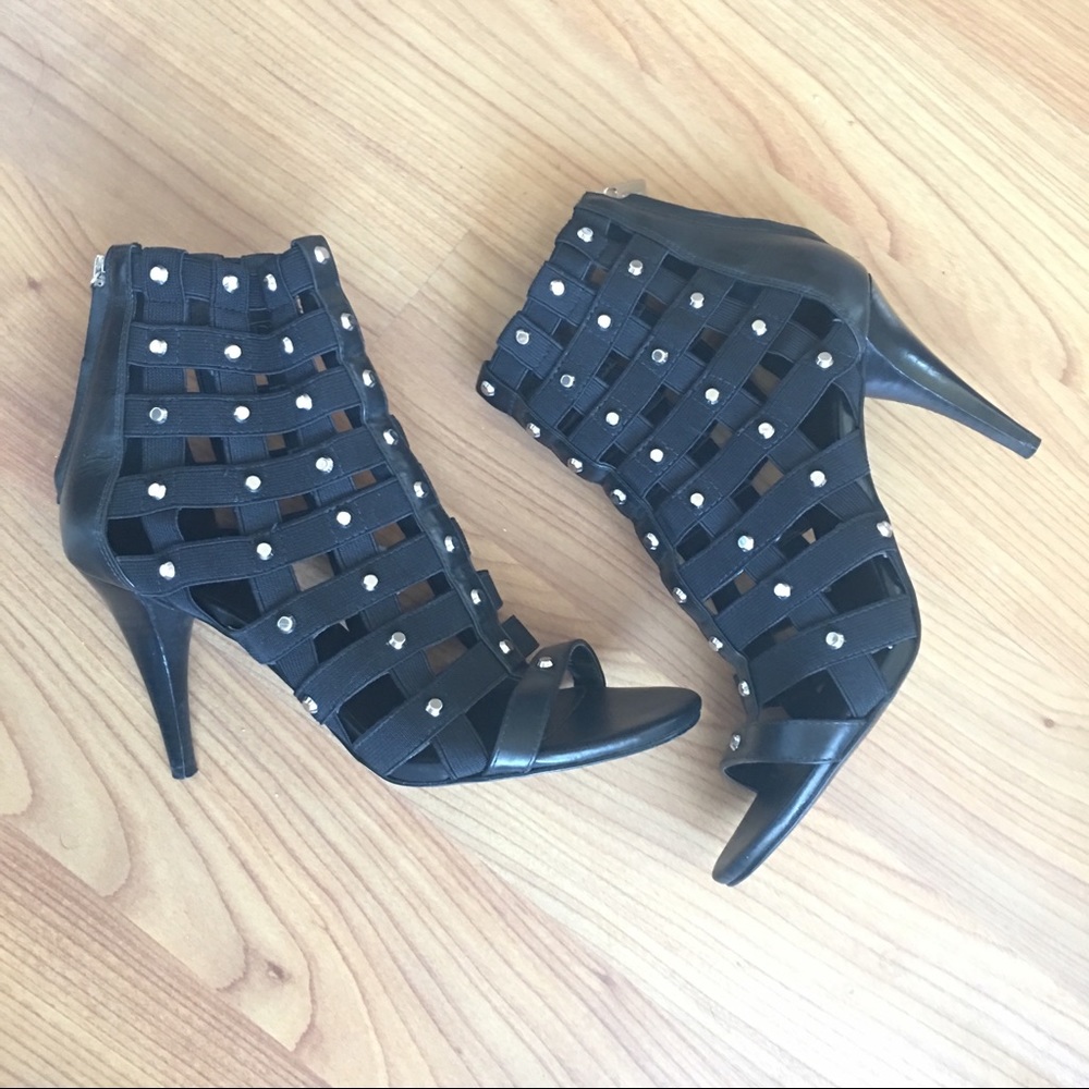 Michael Kors Sherry Open Toe Bootie MK 8 Caged